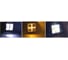 Светодиодный фонарь TORINO AUTO SPOT 4х5 и 2х9 LED 9-30V квадрат 105х105х20, бел и оранж JRT68F 2