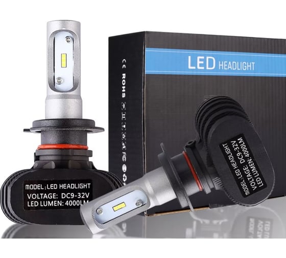 Лампа головного света TORINO AUTO со светодиодами CREE 4000LM 9-32V, 2 шт. H4RS1 1