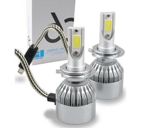 Лампа головного света TORINO AUTO со светодиодами CREE 36W3800LM 6000K 12V со встр. вентилятором, 2 шт. H3C6