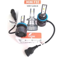 Лампа головного света TORINO AUTO со светодиодами 2 шт. CREE 5W2700LM 9-36V со встр. вентилятором H4F32MINI