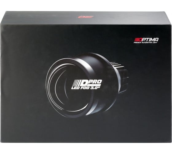 Светодиодная линза противотуманного света Optima Light LED FOG Lens D-PRO 3,0, 5500K, Комплект 2 шт. ODP-3.0-5