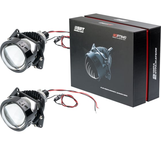 Лампа Optima Light Premium Bi-LED Lens, SRT Double Chip 3.0, 5500К, 24V Комплект 2 шт LENS-3.0-BiLED-SRT-DC24
