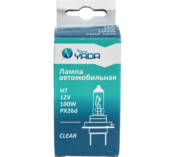 Лампа Nord-Yada H7 12V 100W CLEAR 800038