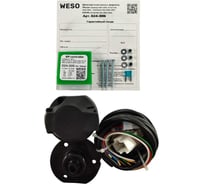 Штатная электрика к фаркопу WESO (ТСУ) Nissan Qashqai 2013- 024-006