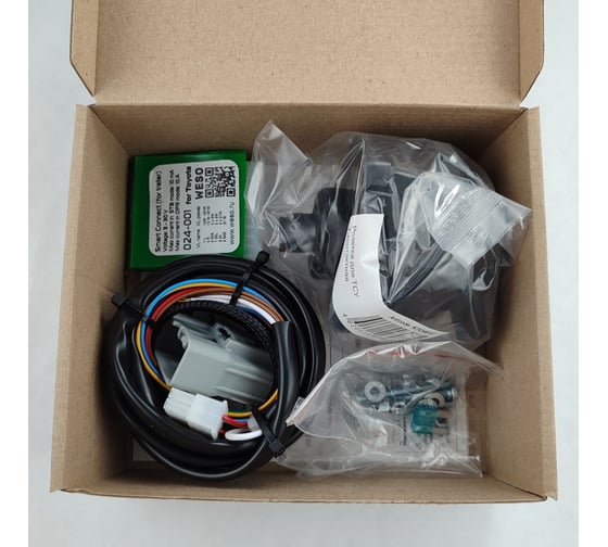 Штатная электрика к фаркопу WESO (ТСУ) Toyota LC Prado 150, 2009г 024-001