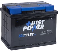 Аккумулятор JUST POWER+ 60 А/ч обратный R+ 242x175x175 LB2 EN 520 А J1LB2600