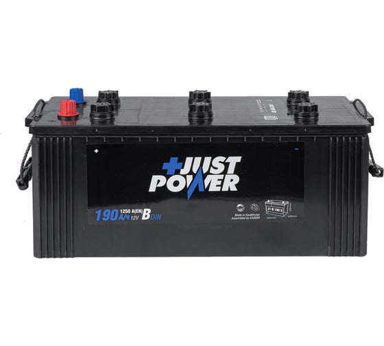 Аккумулятор JUST POWER+ 190 А/ч L+(3) 524x239x219 B EN 1250 А J1B1903