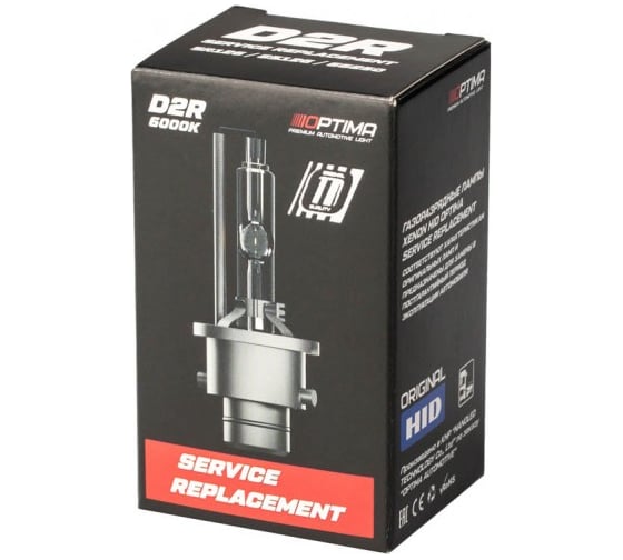 Ксеноновая лампа Optima Light Optima Service Replacement D2R 6000К SR126-6K