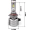Автомобильная лампа Optima Light HB3 Optima Premium LED ПРОСПЕКТ, 80W, 12-24V, 5000K, 8000lm, комплект 2 шт PP-HB3 4