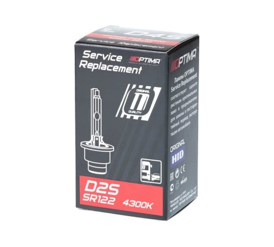 Ксеноновая лампа Optima Light Optima Service Replacement D2S 4300K SR122