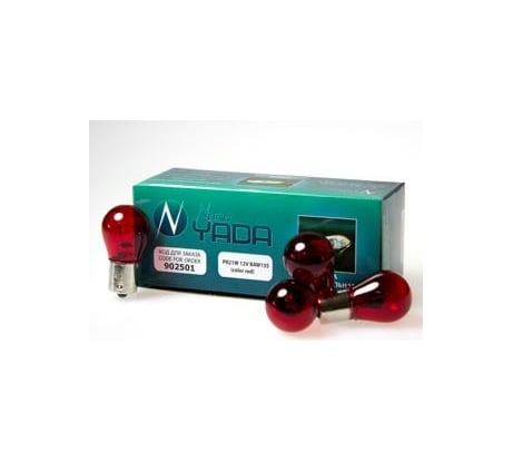 Лампа Nord-Yada PR21W 12V BAW15s, красная, габарит - стоп-сигнал 902501