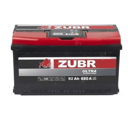 Аккумуляторная батарея ZUBR Ultra 92Ah R+ (низкий) ZU920