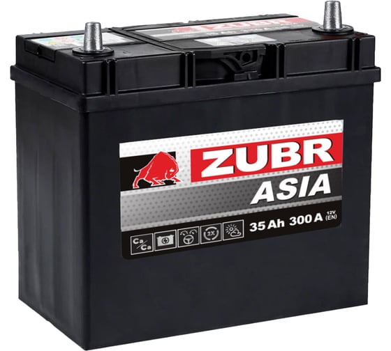 Аккумуляторная батарея ZUBR Ultra Asia 35Ah R+ ZSA350