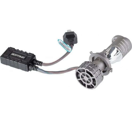 Мини-линза Optima Light Optima H4, 50Вт, 12В, 5500К, +30_ комплект 2шт ML-H4-50-30