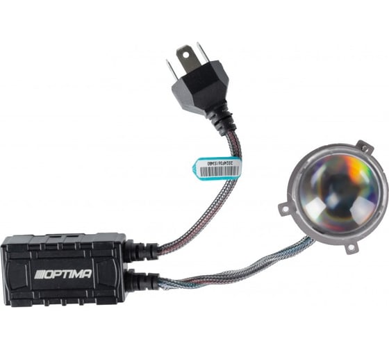 Мини-линза Optima Light Optima H4, 50Вт, 12В, 5500К, +30_ комплект 2шт ML-H4-50-30