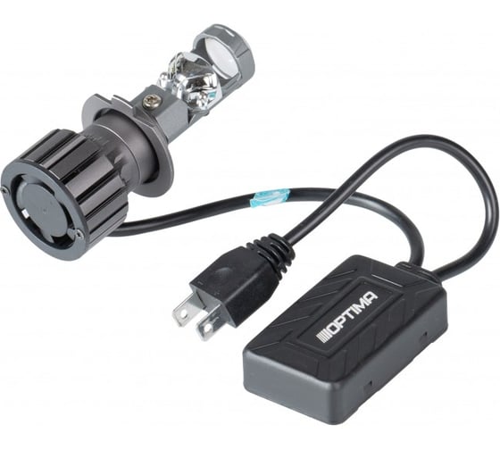 Мини-линза Optima Light H7, 40Вт, 12В, 5500К, +30_ комплект 2шт ML-H7-40-30