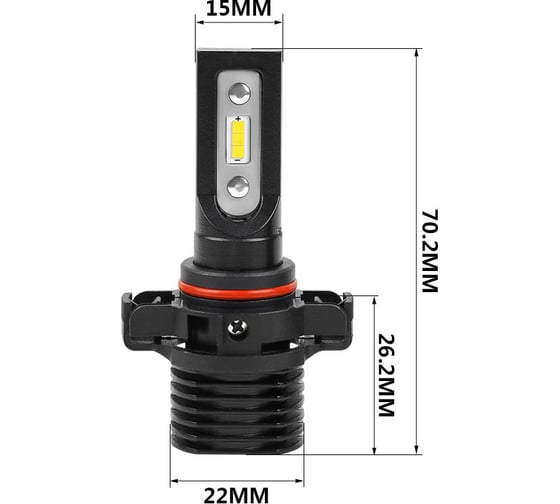 Светодиодные лампы Optima Light PSX24 Optima LED QVANT,12-24V, 2 лампы Q-PSX24