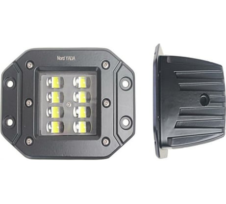 Фара рабочего света Nord-Yada 24Вт встраиваемая линза 5D+стробоскоп дальний 122х91х74 907676