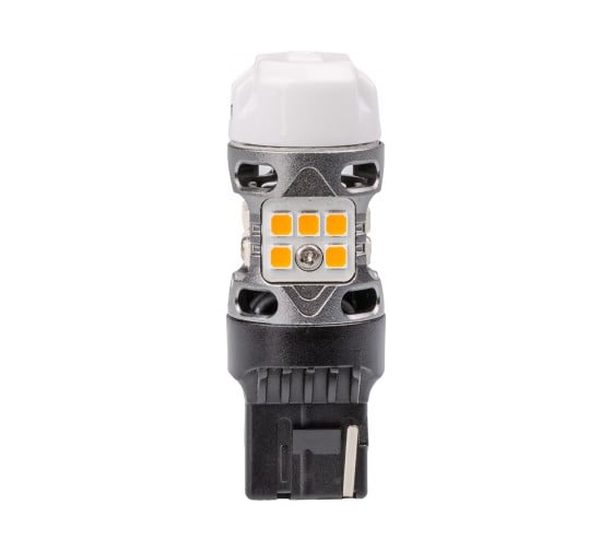 Светодиодная лампа Optima Light 7440 Optima Premium LED ОНИКС, YELLOW, 1000Lm, CAN, 12V, (W21W), комплект 2 шт O-7440-CAN-Y