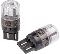 Светодиодная лампа Optima Light 7443 Optima Premium LED ОНИКС, RED, 200Lm, 12V, (W21/5W), комплект 2 шт O-7443-R