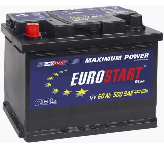 Аккумуляторная батарея EUROSTART Blue 60Ah L+ EB601