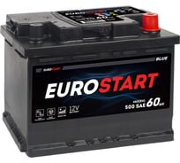 Аккумуляторная батарея EUROSTART Blue 60Ah R+ EB600