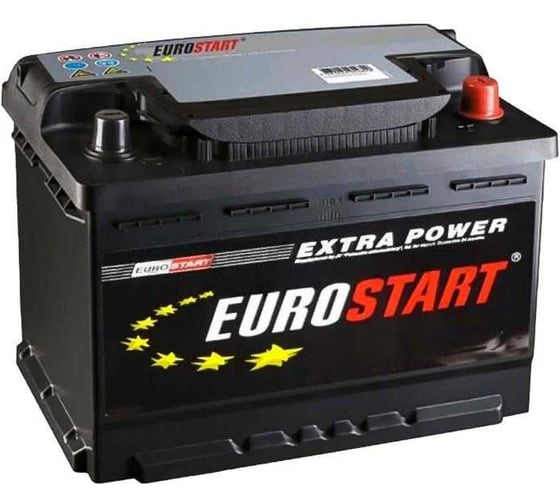 Аккумуляторная батарея EUROSTART Extra Power 62Ah R+ (низкий) EU620