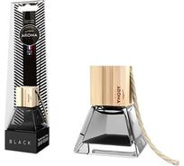 Ароматизатор воздуха Aroma Car PRESTIGE WOOD BLACK подвесной 92529