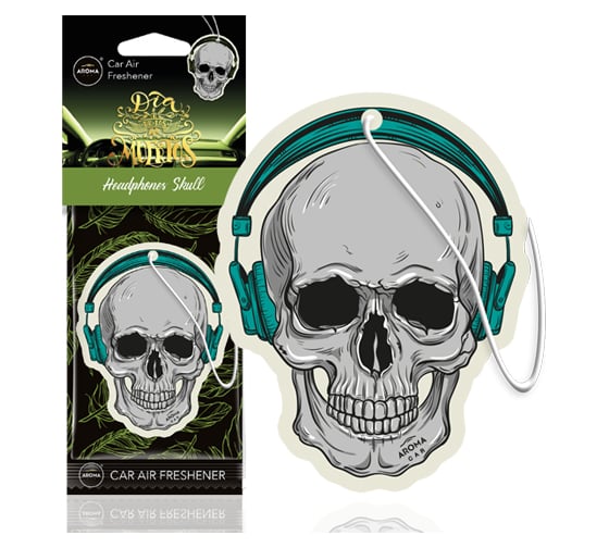 Ароматизатор воздуха Aroma Car Headphones Skull 83277 1