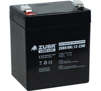 Аккумуляторная батарея ZUBR HRL 12-23W, Китай HRL12-23W(ZUBR)