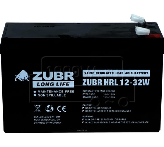 Аккумуляторная батарея ZUBR HRL12-32W, Китай HRL12-32W(ZUBR)