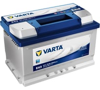 Аккумулятор VARTA Blue Dynamic 72 А/ч обратная R+ E43 278x175x175 EN680 А 572409068