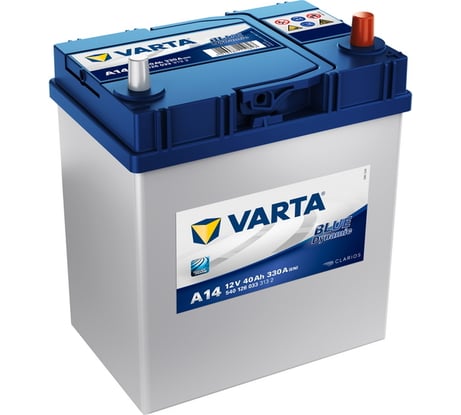 Аккумулятор VARTA Blue Dynamic 40 А/ч обратная R+ A14 187x127x227 EN330 А 540126033