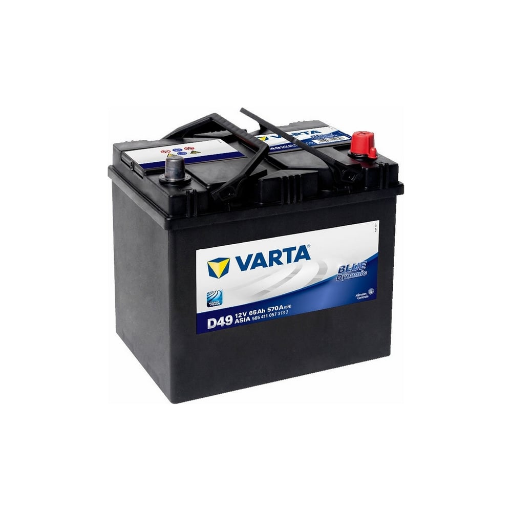 Аккумулятор VARTA Blue Dynamic 65 А/ч обратная R+ D49 225x173x232 EN570 А  565411057 - выгодная цена, отзывы, характеристики, фото - купить в Москве и  РФ