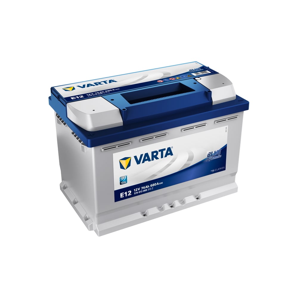 Аккумулятор VARTA Blue Dynamic 74 А/ч прямая L+ E12 278x175x190 EN680 А  574013068 - выгодная цена, отзывы, характеристики, фото - купить в Москве и  РФ