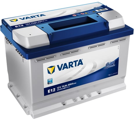 Аккумулятор VARTA Blue Dynamic 74 А/ч прямая L+ E12 278x175x190 EN680 А 574013068