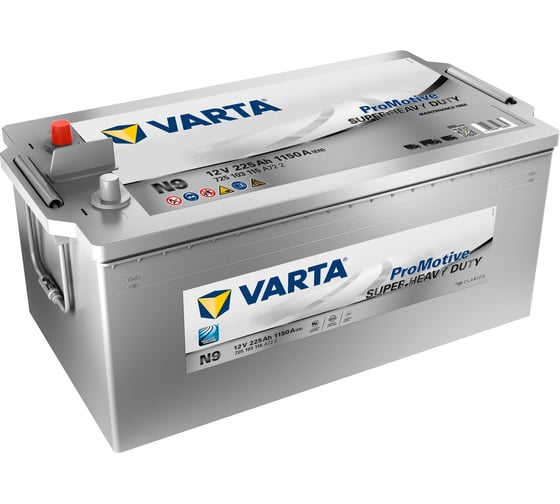 Аккумулятор VARTA Promotive SHD 225 А/ч L+ N9 518x276x242 EN1 150 А 725103115