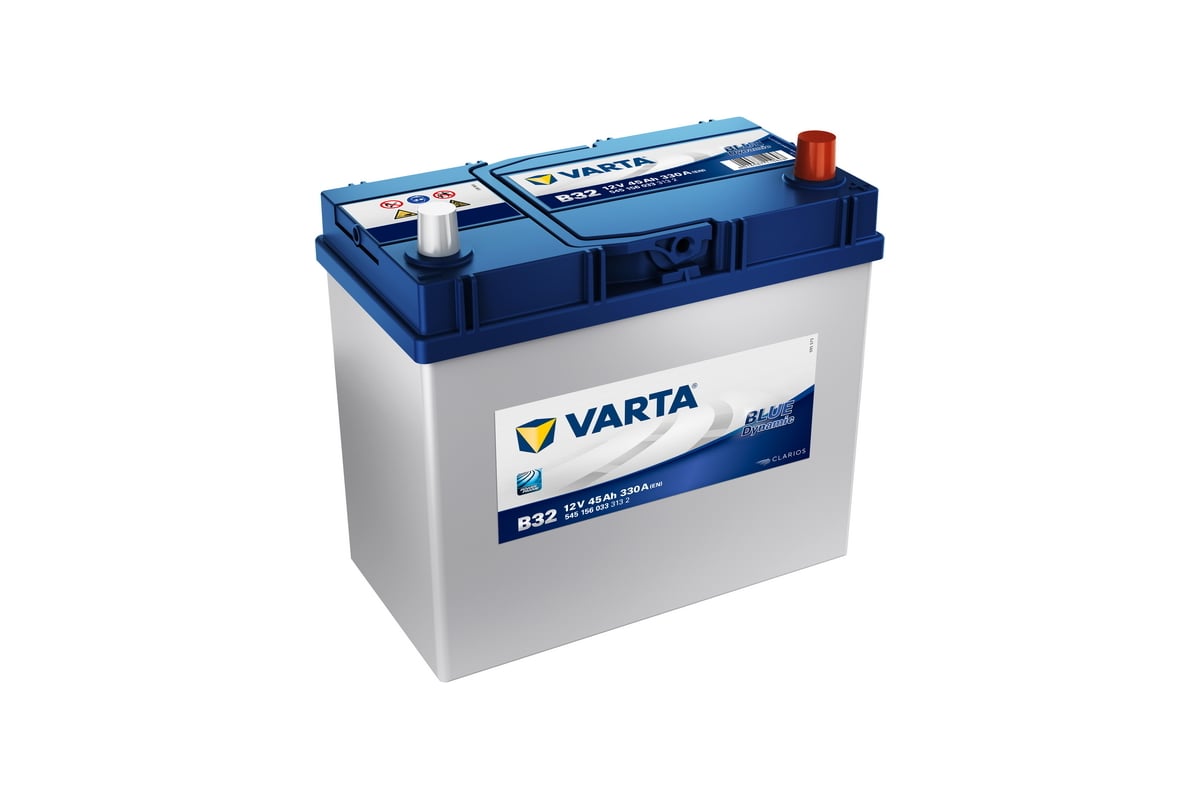 Аккумулятор VARTA Blue Dynamic 45 А/ч обратная R+ B31 238x129x227 EN330 А  545155033