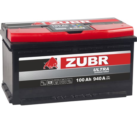 Аккумулятор Ultra 100Ah R+ ZUBR ZU1000