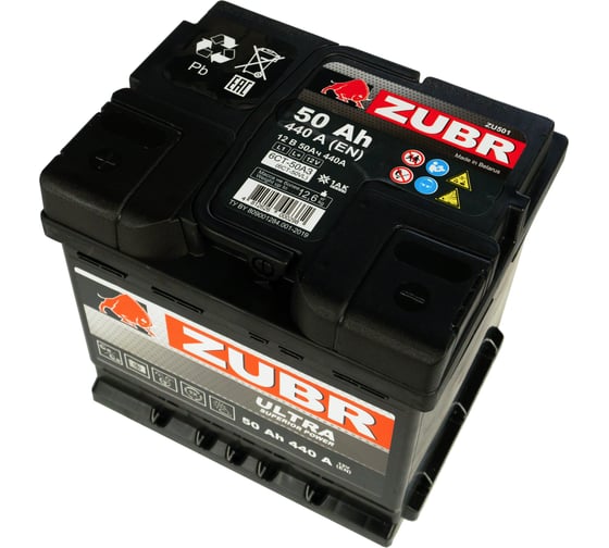 Аккумуляторная батарея ZUBR Ultra 50Ah L+ ZU501