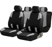 Авточехлы TORSO AV-37 Premium универсальные, 9 предметов, чёрно-серый 2998014