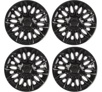 Колесные колпаки TORSO ПАУЭР R14, черный глянец, набор 4 шт. 2471859