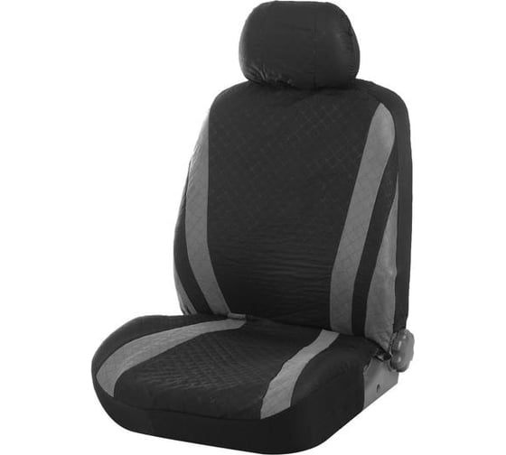 Авточехлы TORSO AV-12 Premium универсальные, 6 предметов, чёрно-серый 2997989