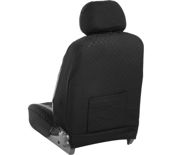 Авточехлы TORSO AV-12 Premium универсальные, 6 предметов, чёрно-серый 2997989
