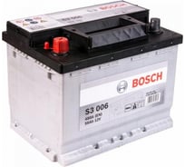 Аккумулятор BOSCH Silver 56 А/ч прямая L+ 242x175x190 EN480 А 0092S30060