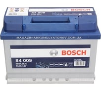 Аккумулятор BOSCH Silver 74 А/ч прямая L+ 278x175x190 EN680 А 0092S40090