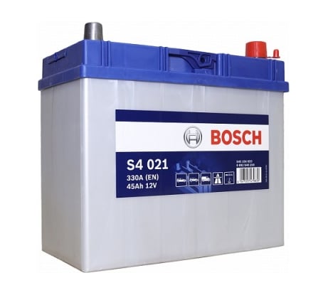 Аккумулятор BOSCH Silver 45 А/ч обратная R+ 238x129x227 EN330 А 0092S40210
