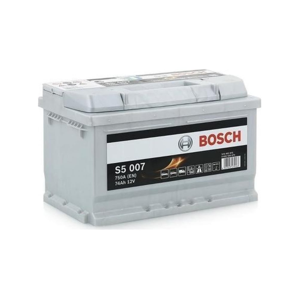 Аккумулятор BOSCH Silver Plus 74 А/ч обратная R+ 278x175x175 EN750 А ...
