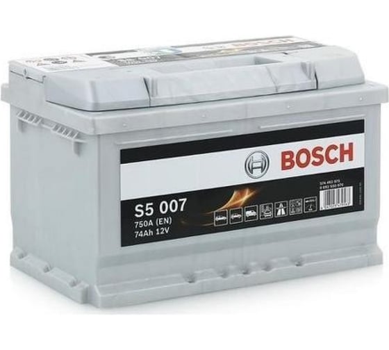 Аккумулятор BOSCH Silver Plus 74 А/ч обратная R+ 278x175x175 EN750 А 0092S50070