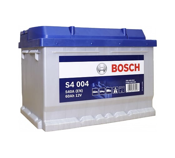 Аккумулятор BOSCH Silver 60 А/ч обратная R+ 242x175x175 EN540 А 0092S40040